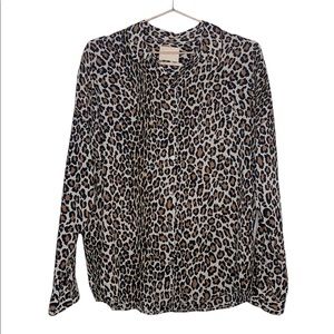 Scotch & Soda Leopard Print Button Down Shirt